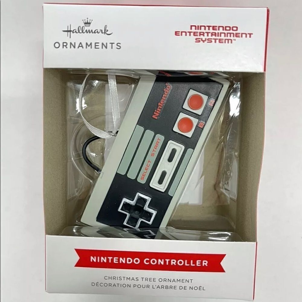 2021 Hallmark Christmas Ornament Nintendo NES Controller System NEW